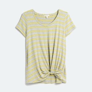 Nine Britton Levie Knot Front Knit Top